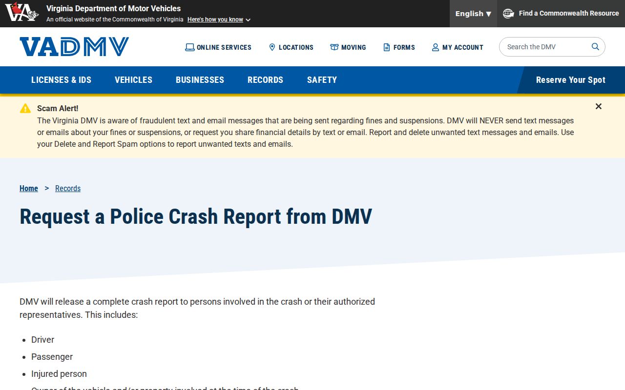 Virginia DMV crash report requests linked to Northampton County arrests