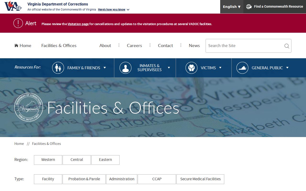 Northampton County criminal records VADOC District 4